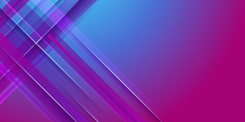 Abstract purple blue pink technology background with motion neon light effect. Vector illustration. 