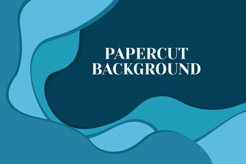 abstract papercut background, modern papercut background