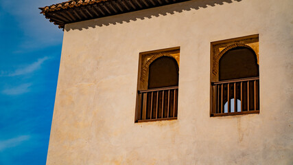 Fototapeta na wymiar Fenster alhambra granada spanien