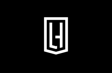 Modern HL Logotype Template Vector