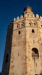 Obraz premium Torre del Oro sevilla spanien
