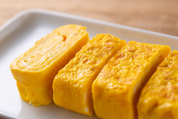 手作りの卵焼き