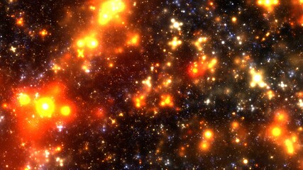 Cosmos background. Night sky. Colorful cosmos with stardust.