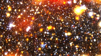 Cosmos background. Night sky. Colorful cosmos with stardust.