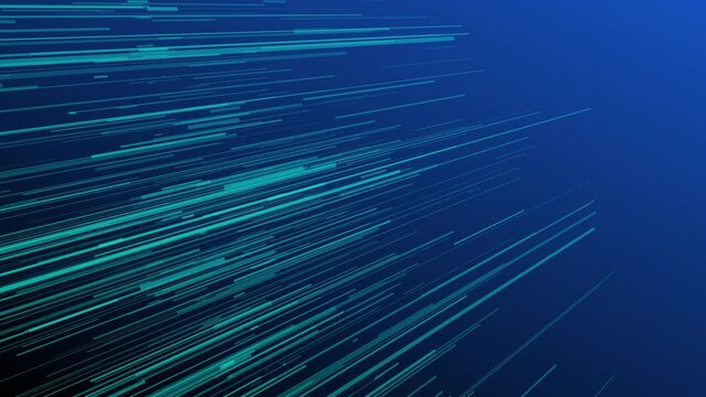 Rectangles digital blue space design, random rectangle line shapes transformation