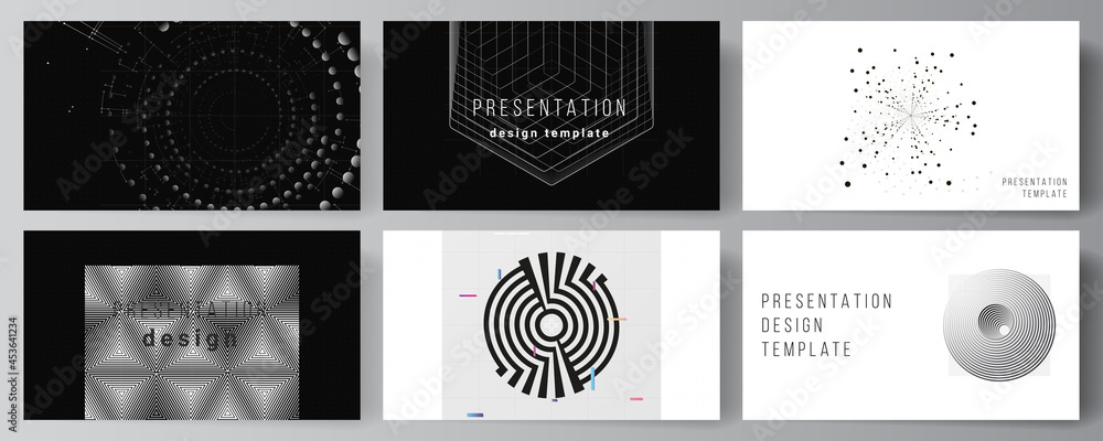 Poster vector layout of the presentation slides design templates for presentation brochure, brochure cover.