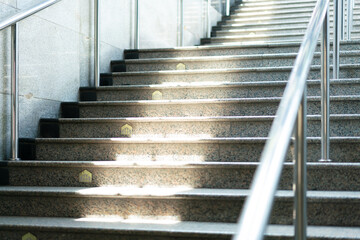stairs of the subway in Guangzhou