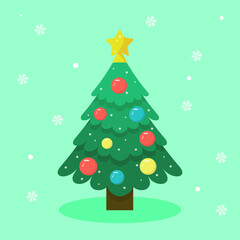 abstract christmas tree