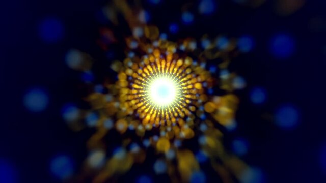 This stock motion graphic shows the sun. This background will become a decoration for your projects.