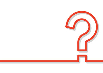 Question mark icon. FAQ concept. Vector illustration.