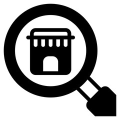 search glyph icon