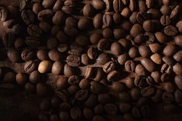 Still life coffee- dark food photo