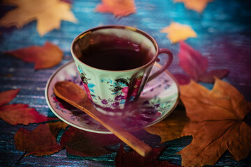 Still life- art style. Creative decoration. Blurry focus