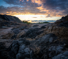 Industrial dumps Uralsky Mars, Russia