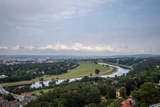 Elbpanorama bei Dresden