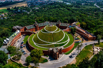 Kosciuszko Hügel Krakau | Luftbilder vom Kosciuszko Hügel in Krakau (Polen) | Kopiec Kościuszki