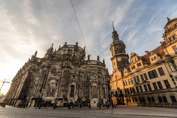 Fototapeta premium Dresden, Theaterplatz