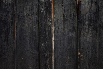 The old black wood texture with natural patterns