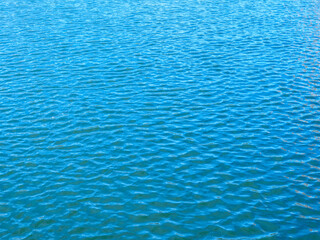 water surface in a reservoir with fine ripples