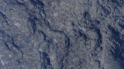 abstract aerial view, abstract cosmic texture, top view of alien planet 3d render