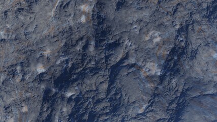 abstract aerial view, abstract cosmic texture, top view of alien planet 3d render