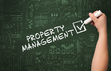 Hand drawing new business concept