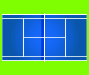 Tennis court - scalable vector graphics