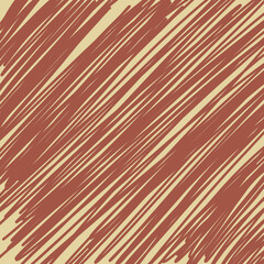 Strokes of pale burgundy color on a yellowish surface. Abstract background.
