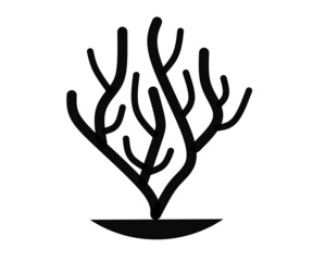 Bare tree symbol logo for your business.