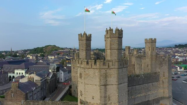 Caernarfon Castle, Caernarfon, Gwynedd, Wales, United Kingdom