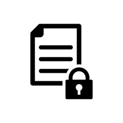 Obraz premium File privacy icon
