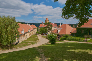 Fototapeta na wymiar The Veveri Castle in Brno
