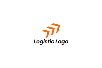 Logistic Logo For Business and Company. Modern Delivery Service Logo Template Design Vector.