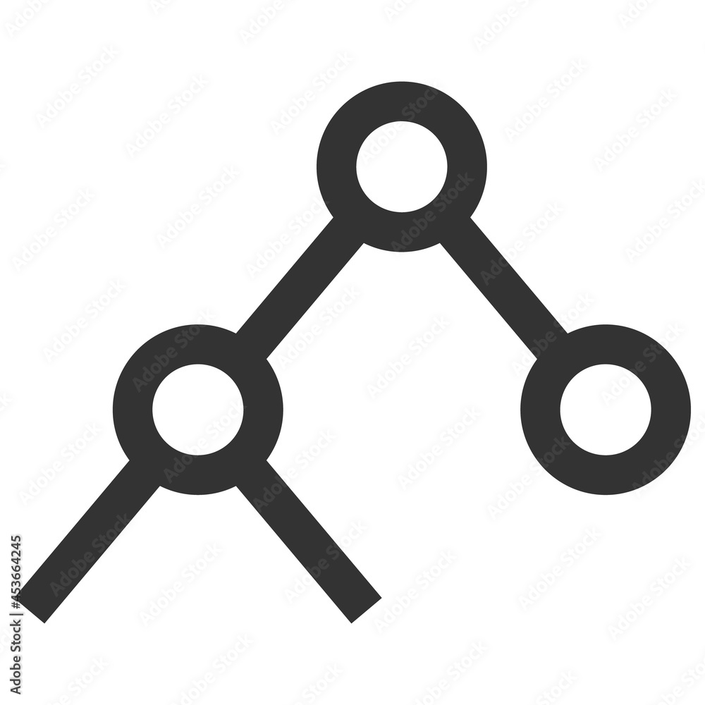 Poster binary links vector illustration. flat illustration iconic design of binary links, isolated on a whi