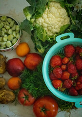 sezonowe warzywa i owoce