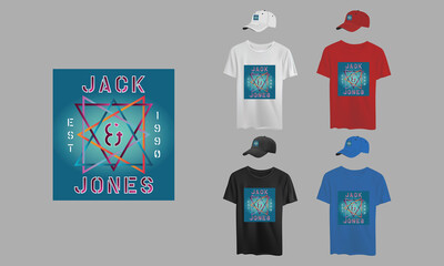 Jack & Jones Typography T-shirt Design