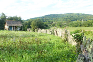 Old, wooden fence