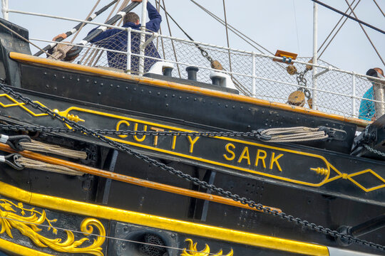 Big tourist attraction at London Greenwich - The Cutty Sark
