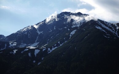fog in the mountains