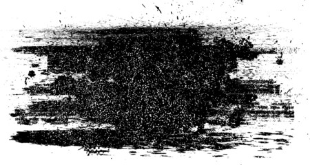 Grunge Paint stripe . Vector brush Stroke . Distressed banner . Black isolated paintbrush collection . Modern Textured shape . Dry border in Black 