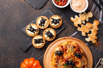 Scary appetizers for Halloween party
