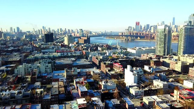 View of Lower Manhattan and Williamsburg Brooklyn - 2