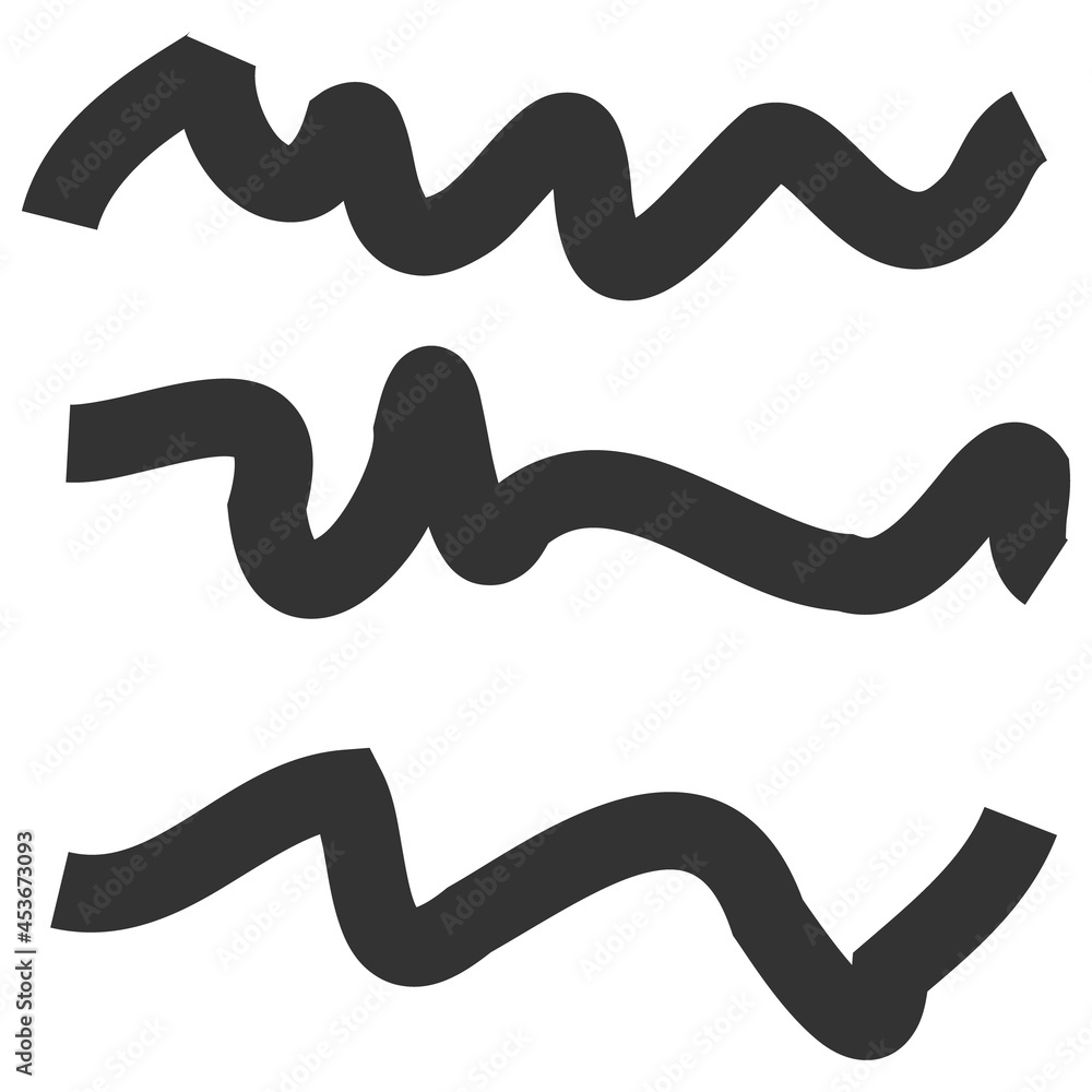 Poster text scribbles vector pictogram. flat illustration iconic design of text scribbles, isolated on a wh