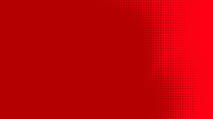 Dots halftone red color pattern gradient texture with technology digital background. Dots pop art comics with summer background.