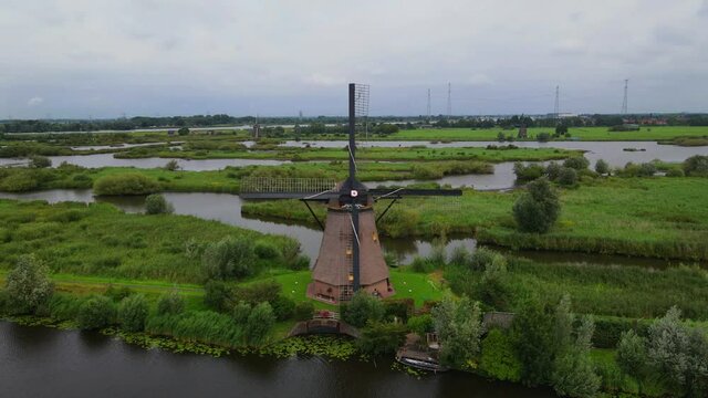 Les moulins de Kinderdijk, Pays-Bas