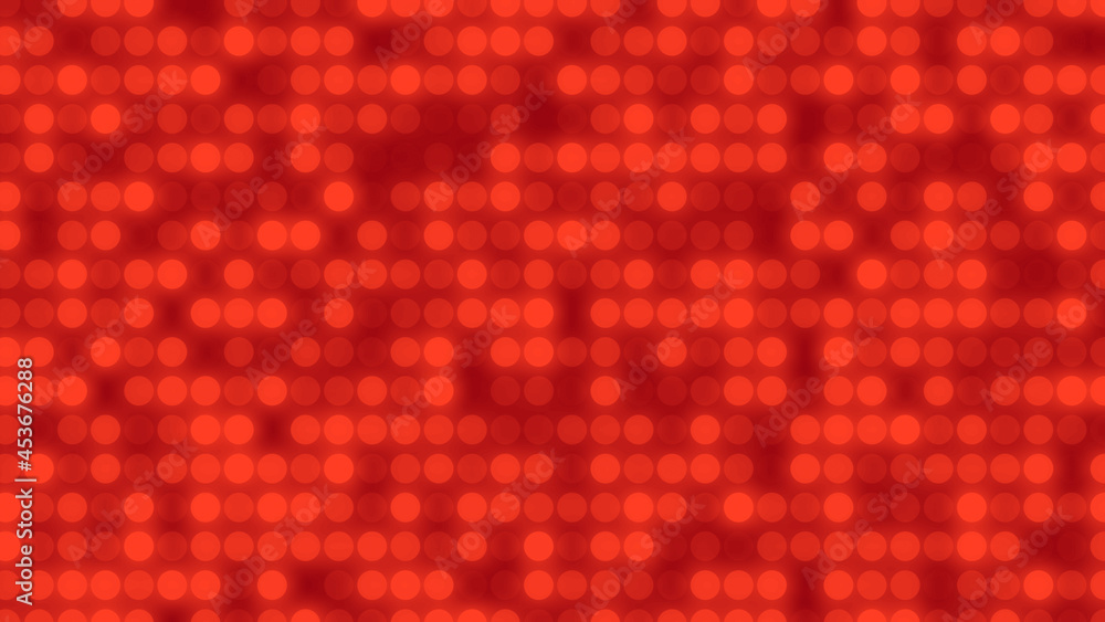 Poster abstract dot pattern red light gradient texture technology background.