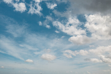 Obraz premium blue sky with clouds