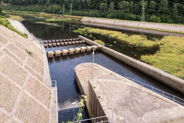 The Porąbka Dam - a dam built in 1928–1937 in Międzybrodzie Bialskie. It dams up the waters of...