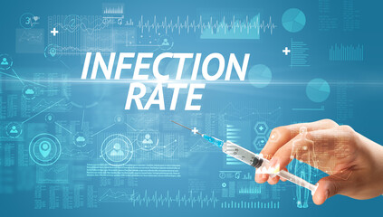 Syringe needle with virus vaccine