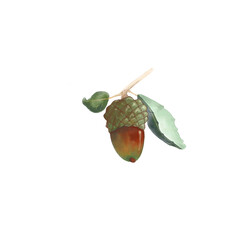oak leaf and acorn © Anastasia Maikova